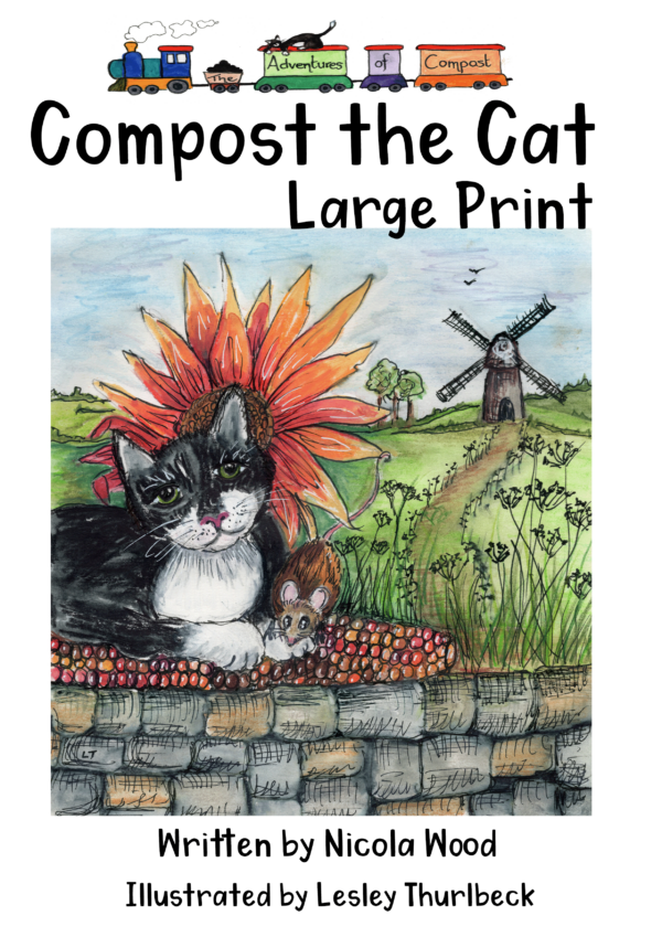 Compost the Cat-Large Print