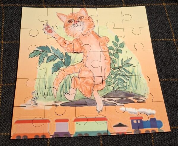 Poppy the Cat wooden puzzle - Image 3