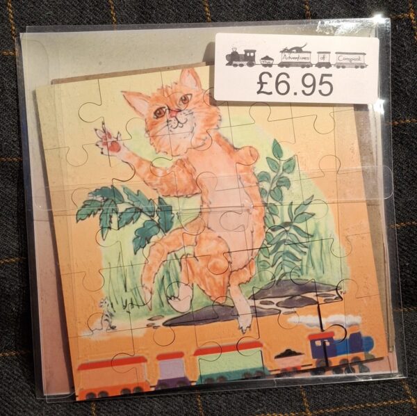 Poppy the Cat wooden puzzle