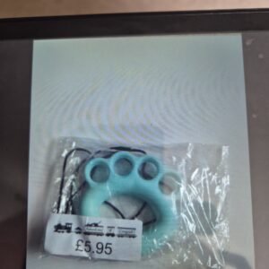 Paw shaped chew and fidget necklace